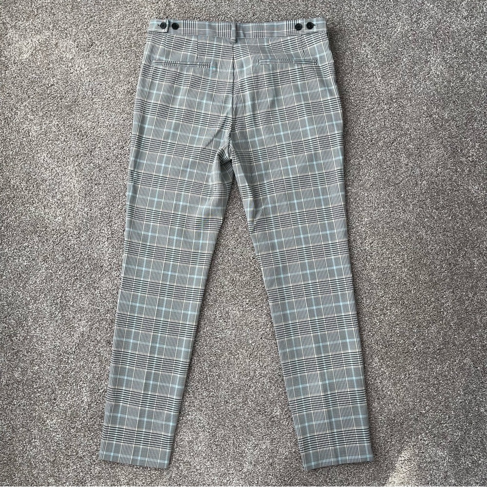 H&M mens plaid skinny dress pants - Picture 4 of 8